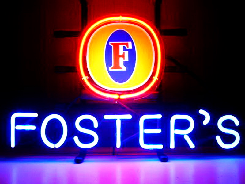 Fosters Australian Beer Lager Neon Sign